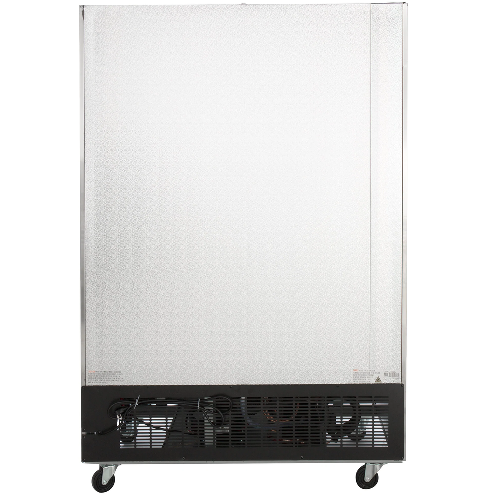 54" Stainless Steel Solid Half Door Reach-In Refrigerator