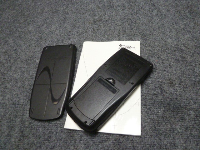 Texas Instruments TI-83 Plus Black Graphing Calculator With Cover - Tested