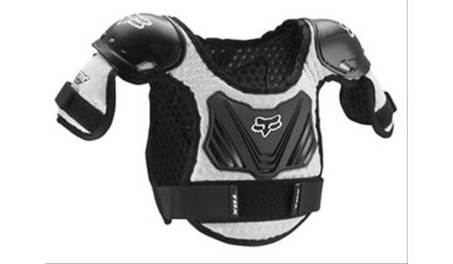 Fox Racing 2013 Titan PeeWee Roost Deflector Medium/Large Black/Silver