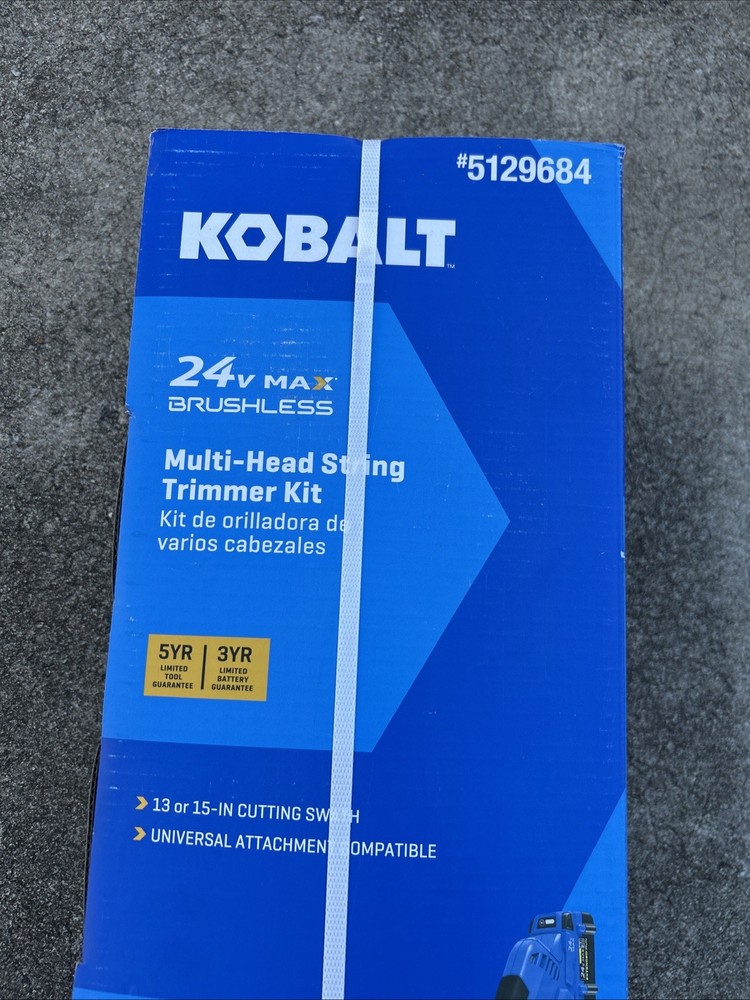 Kobalt 24-volt 15-in Split Shaft Attachment Capable Battery String Trimmer 4.0 A