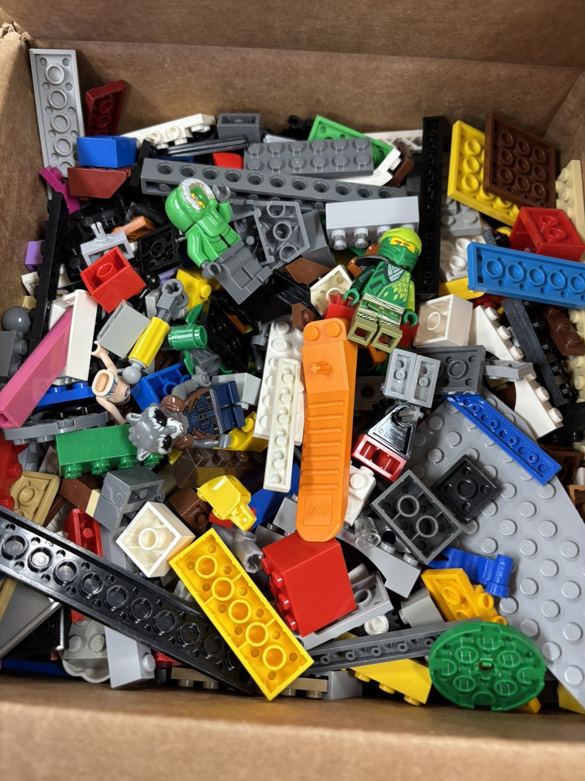 Lego, 4.6 Lbs, Sanitized Random Lot Of Lego!