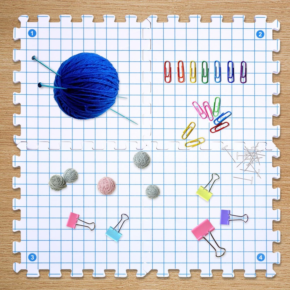 Interlocking Blocking Mats - Blocking Mats for Knitting and Crochet Projects