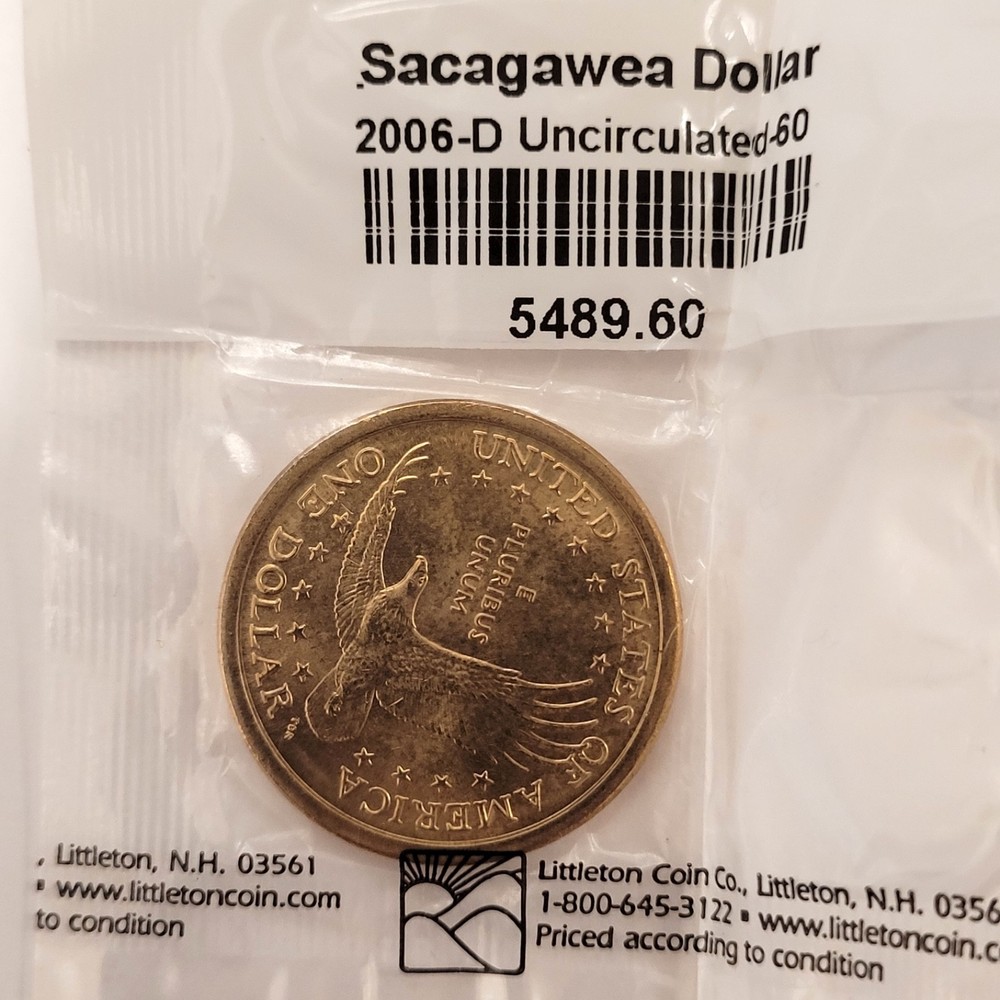 2006-D Sacagawea dollar with minting errors that collectors should notice