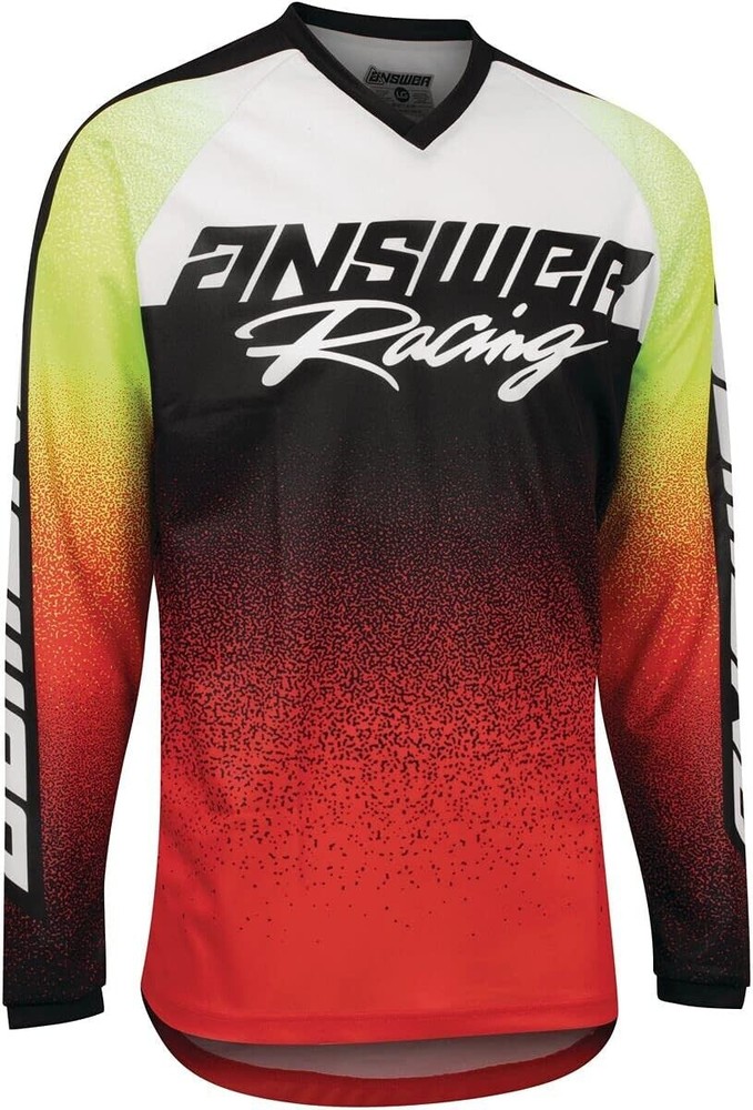 NEW ANSWER Syncron Prism Jersey - Red/Hyper Acid - XL - MOTORCYCLE/ATV