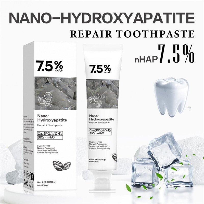 7.5% Hap Nano-Hydroxyapatite Toothpaste Remove Deep Clean For Sensitive Teeth US
