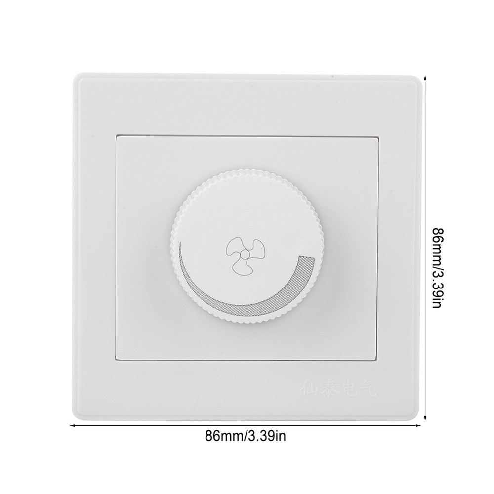 Ceiling Fan Speed Control Switch Panel Knob For Incandescent Lamps