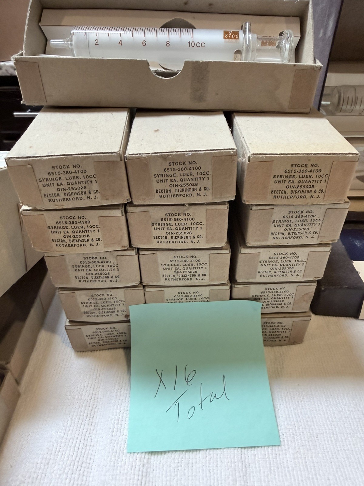 Vintage New/Old Stock Hospital Medical Syringe Equipment WW2-1950’s