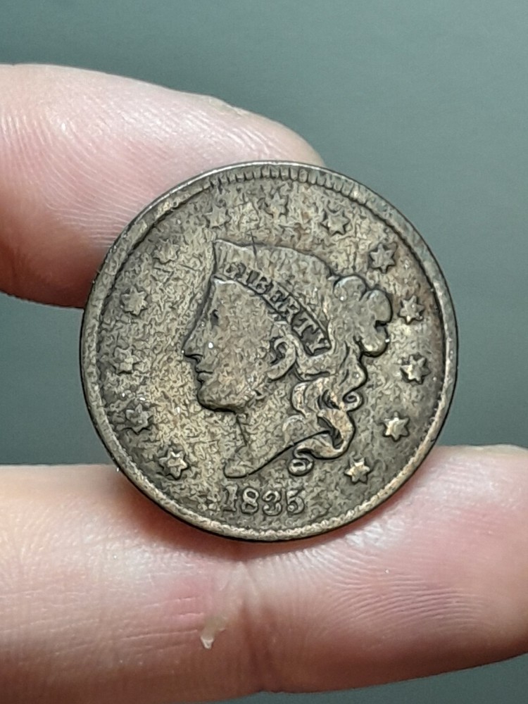 1835 Coronet Head Large Cent