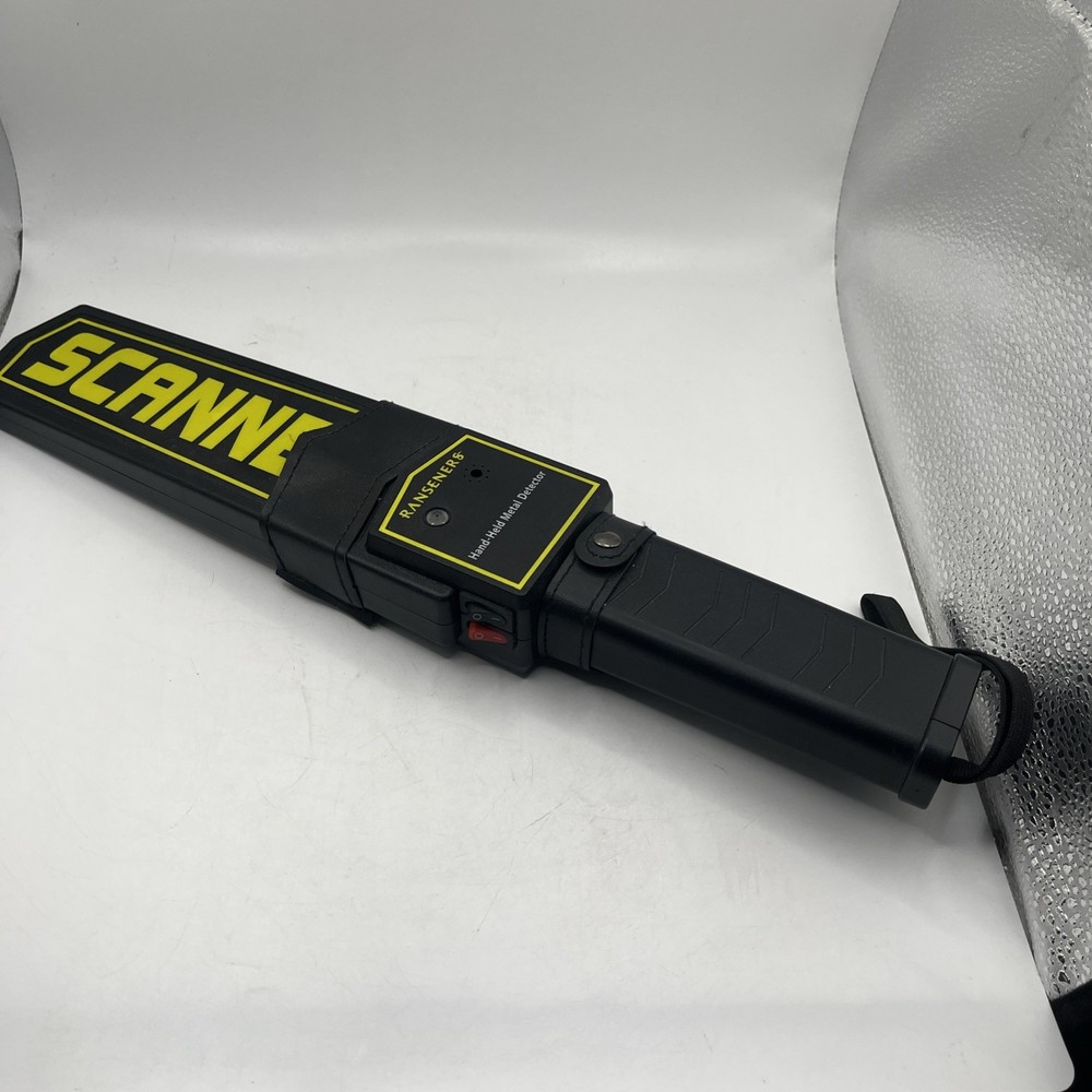 RANSENERS Handheld Metal Detector Scanner Security Wand EUC