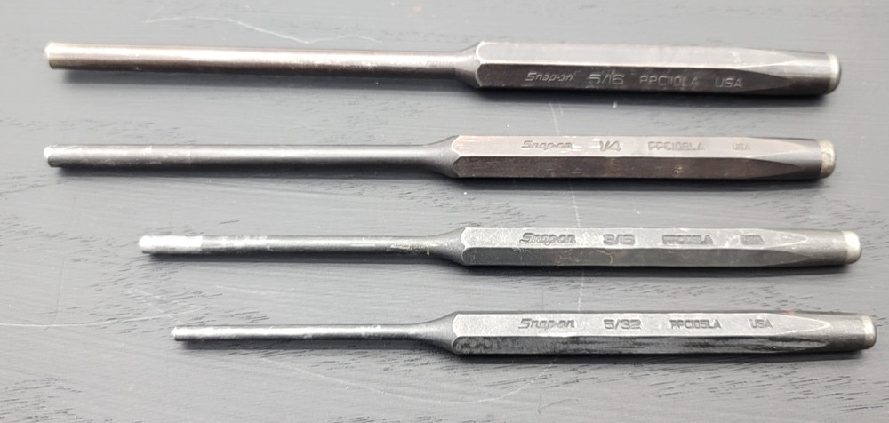 Snap On 4-Piece Long Punch Set 5/32" - 5/16"