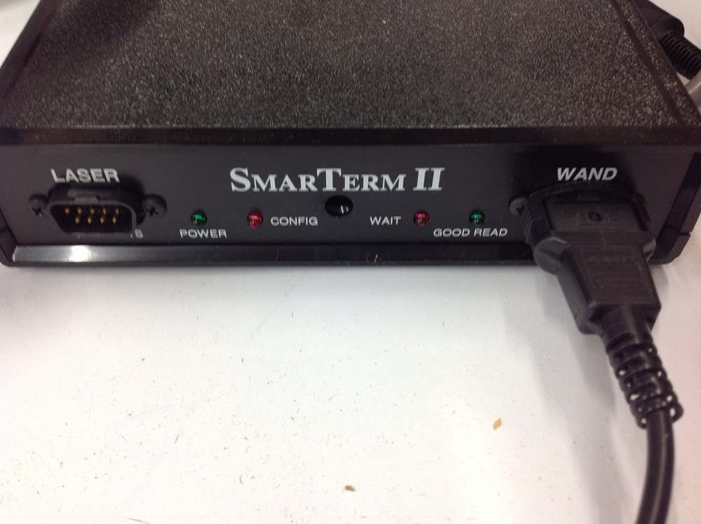 Smartronics Smarterm II Control Box Wand & Terminal Bar Code Reader. NEW SURPLUS