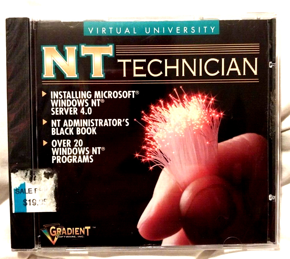 OBSOLETE SOFTWARE WINDOWS 98 NT TECHNICIAN GRADIENT INC - New!