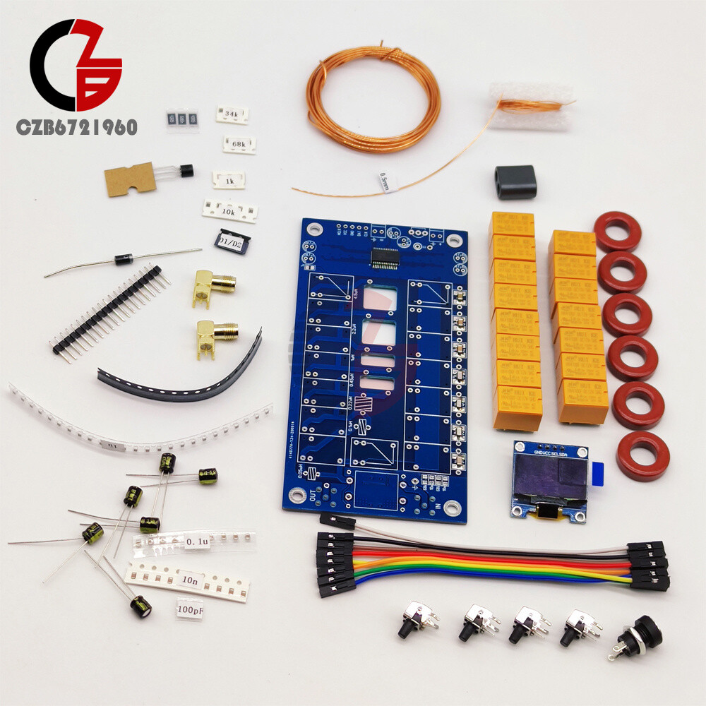 Automatic Antenna Tuner 100W 1.8-50MHz w/ 0.96" OLED ATU100 Assembled W/ Shell