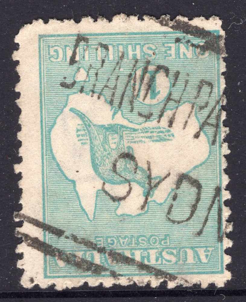 Australia Roo Kangaroo 1/- Shilling Emerald 3rd WMK   REF:R1S09