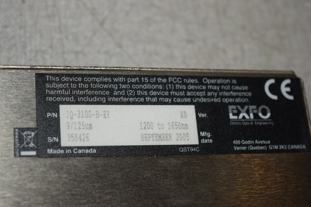 EXFO Electro Optical Engineering IQ-3100-B-EI Variable Attenuator