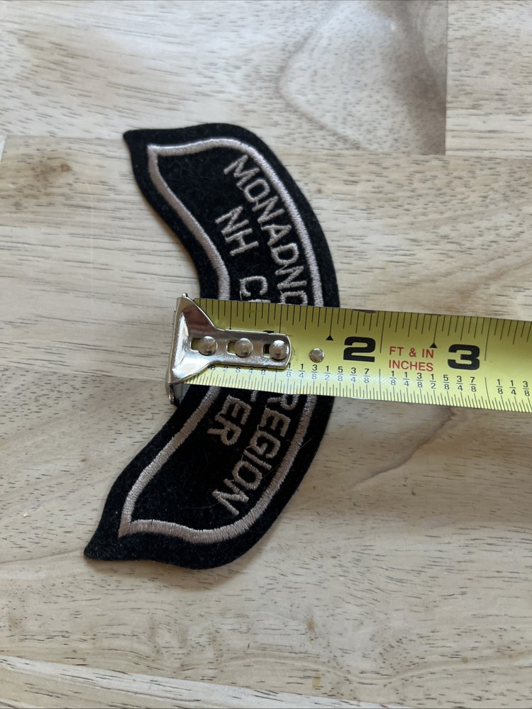 Harley Davidson Monadnock Region NH Chapter Patch New