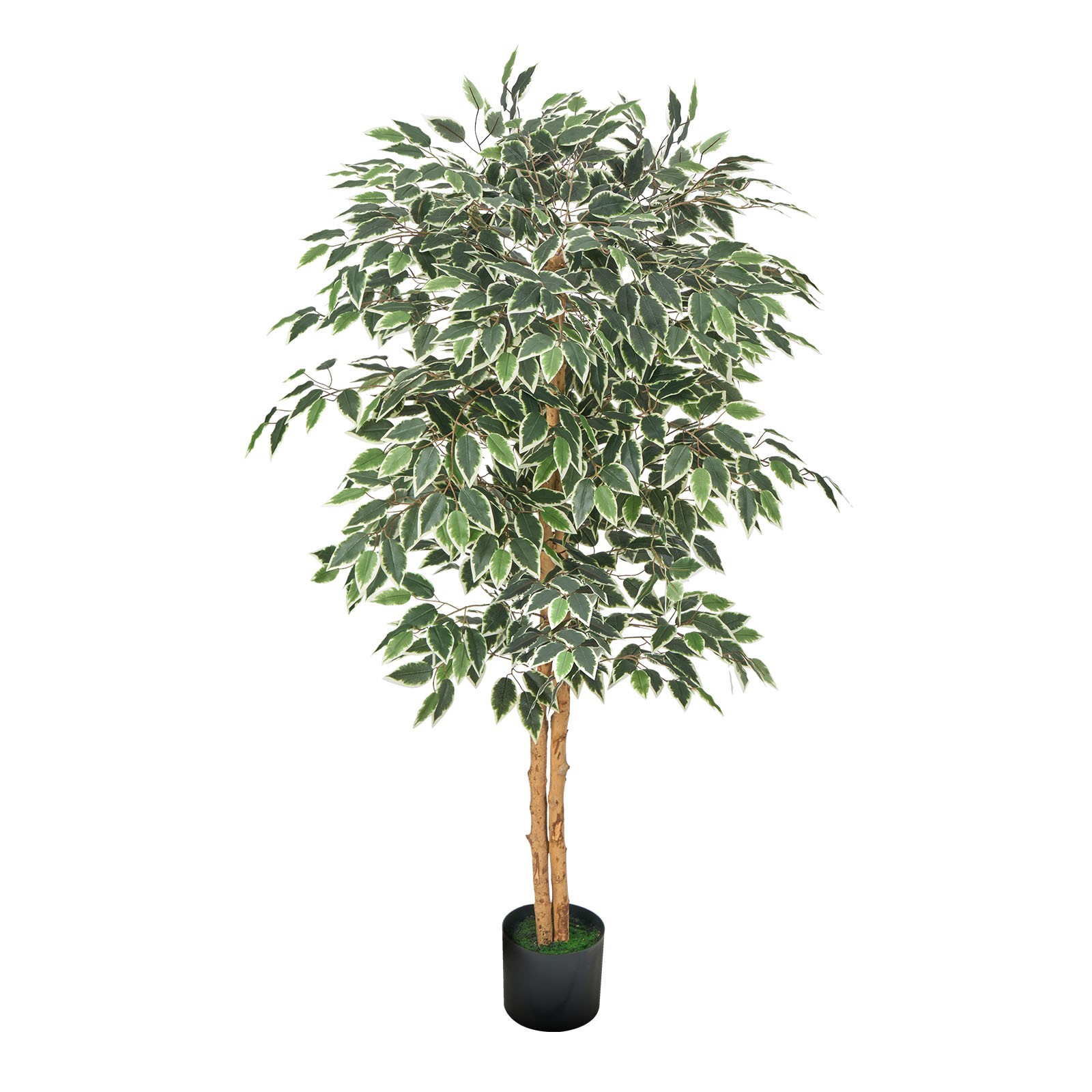 Uimoso 5FT Artificial Ficus Tree Faux Plant for Indoor Decor