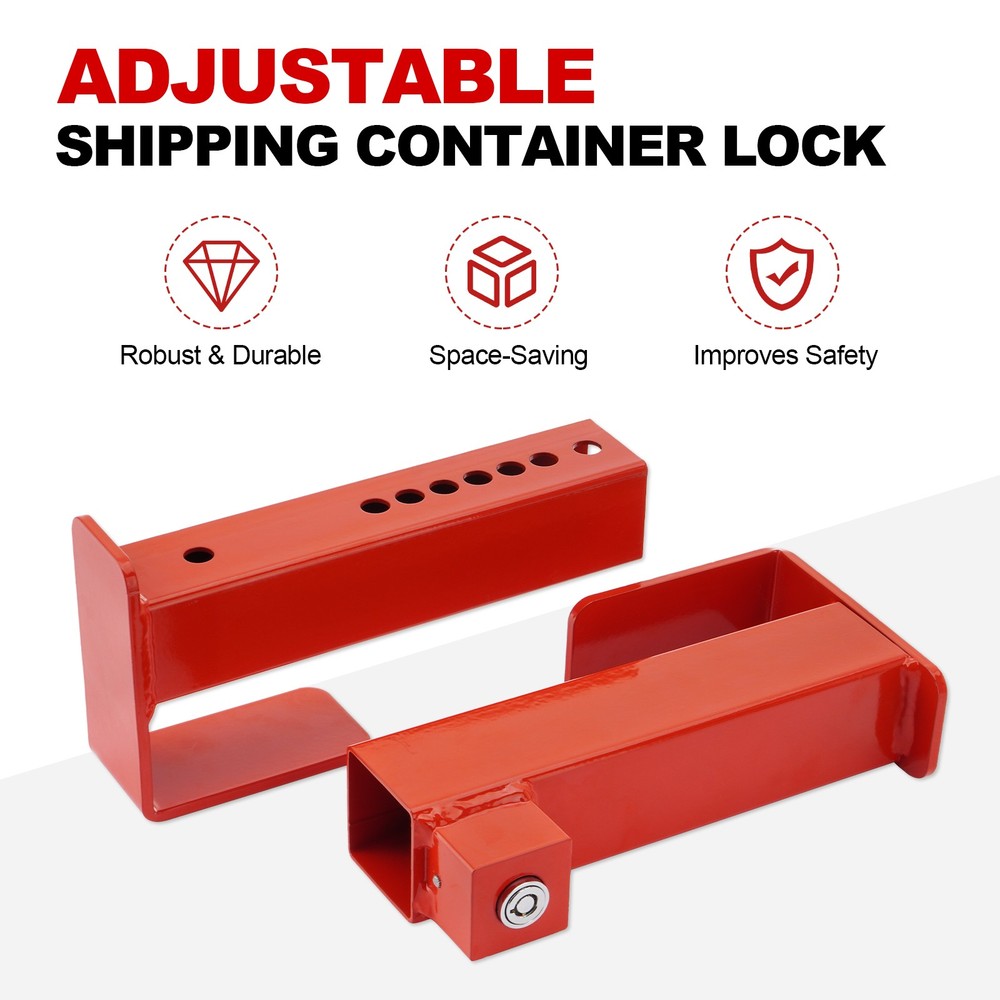 Shipping Container Locks Heavy Duty Equipment Lock Cargo Door Lock Adjustable