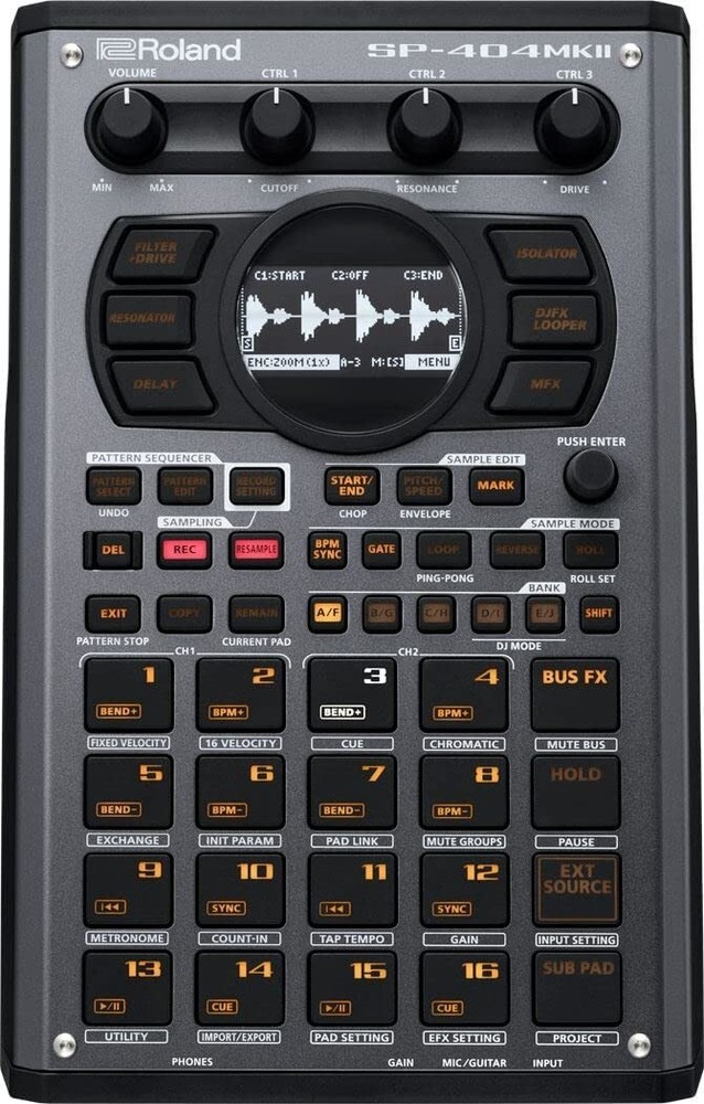 Roland SP-404 MK2 Creative Sampler and Effector LINEAR WAVE Beat Making From JP
