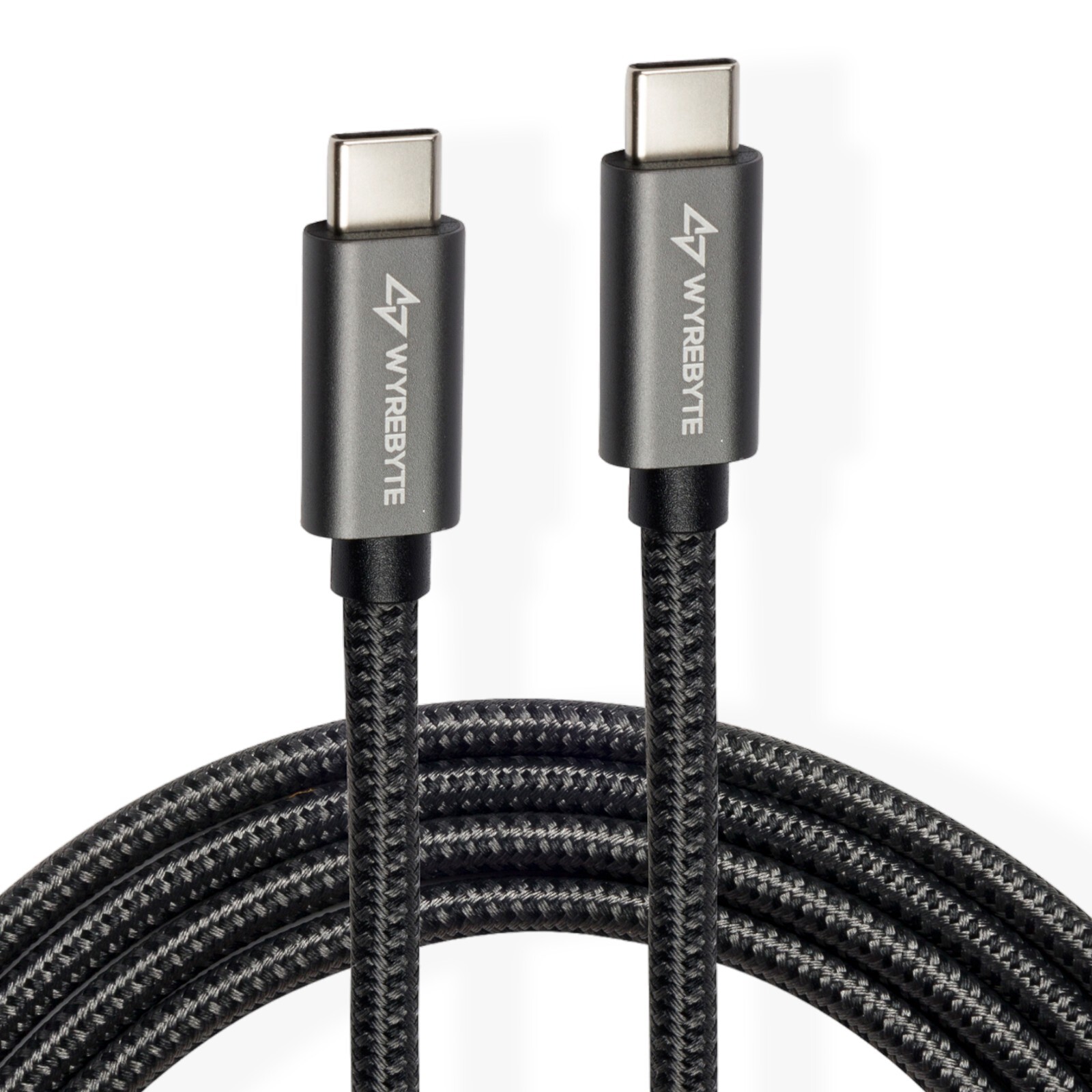 WyreByte | USB-C to USB-C 3.2 | 100W PD | 20 Gbps Data | 4K Video | USB-C Cable
