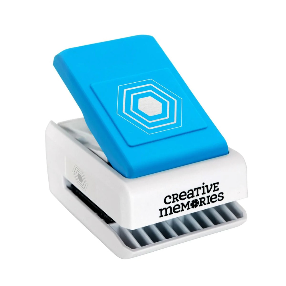 Creative Memories Embossed Hexagon Punch