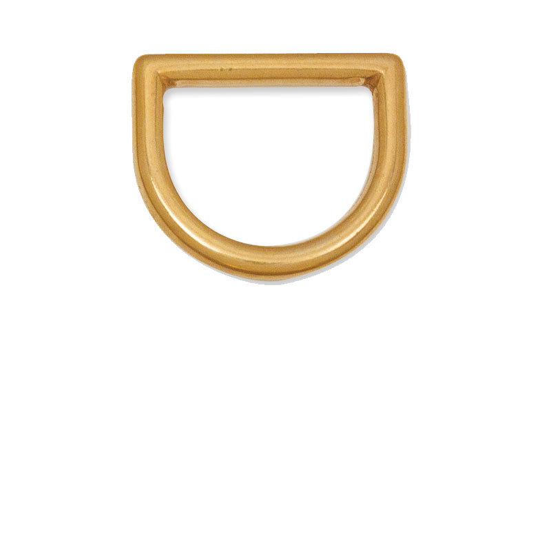 1" Solid Brass Dee (10/Pk) - Tandy Leather Factory #1132-11