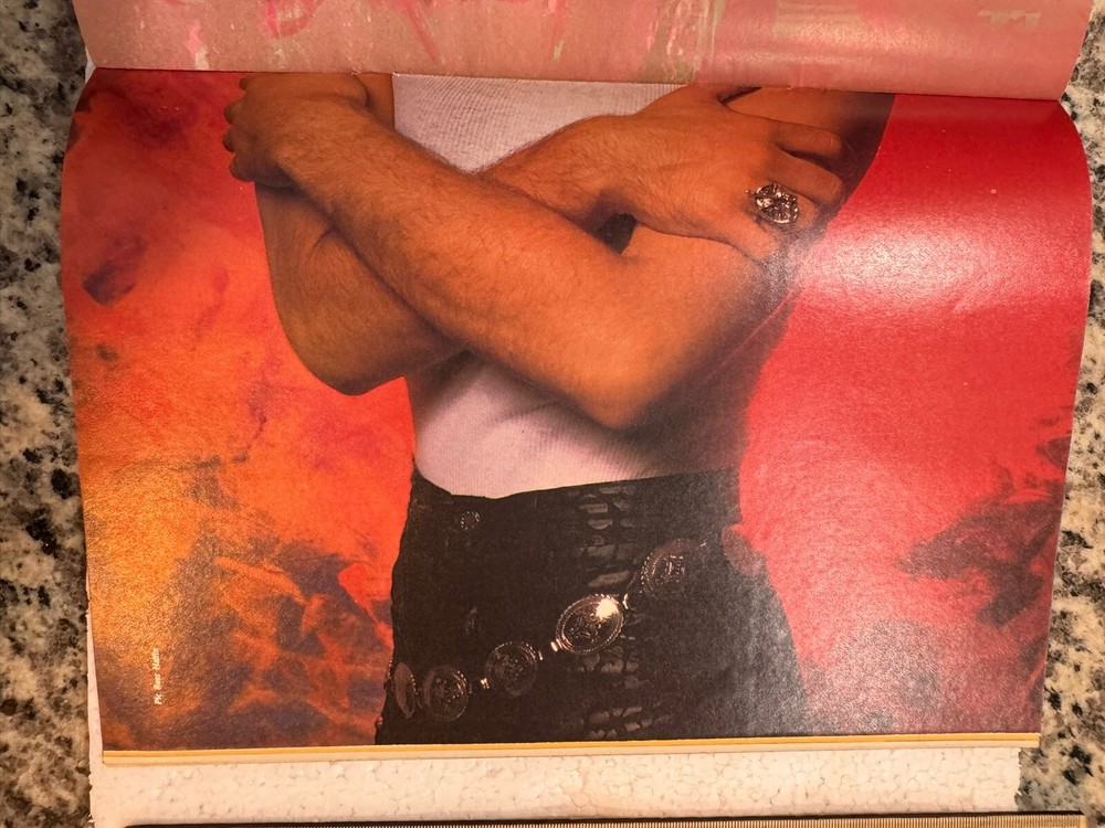 Vintage Kerrang Magazine Kiss Paul Stanley Cover Bon Jovi Poster