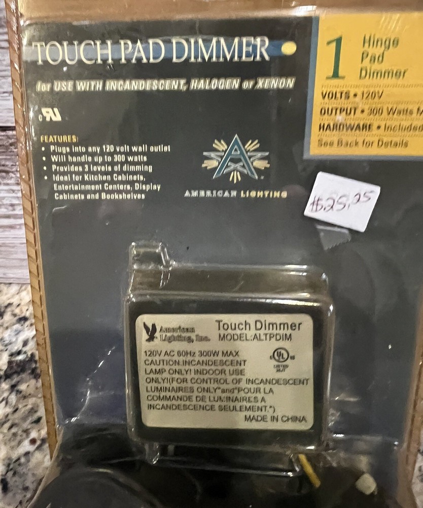 American Lighting Touch Pad Dimmer 2002