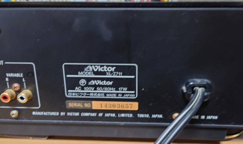 Victor XL-Z711 CD Player K2 Interface 18Bit DA w/Remote Manual FullyFunction