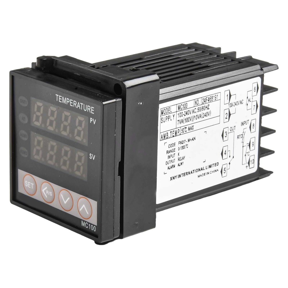 Precision Thermostat for Temperature Control PT100 K Thermocouple Input