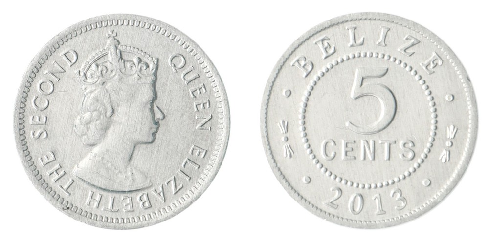 Belize 5 Cents, 2013, KM #34A, Mint