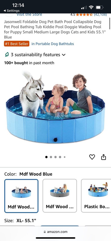 XL Pet Swimming Pool