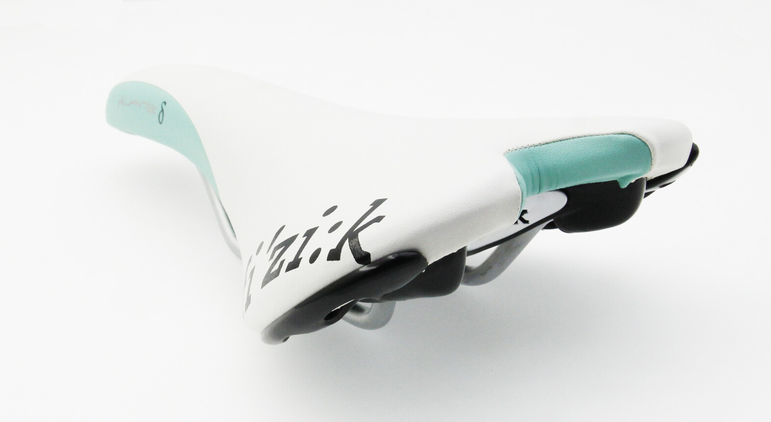 Fizik Aliante Road MTB eBike Cycle Saddle Manganese-rails Seat White&Tiffany