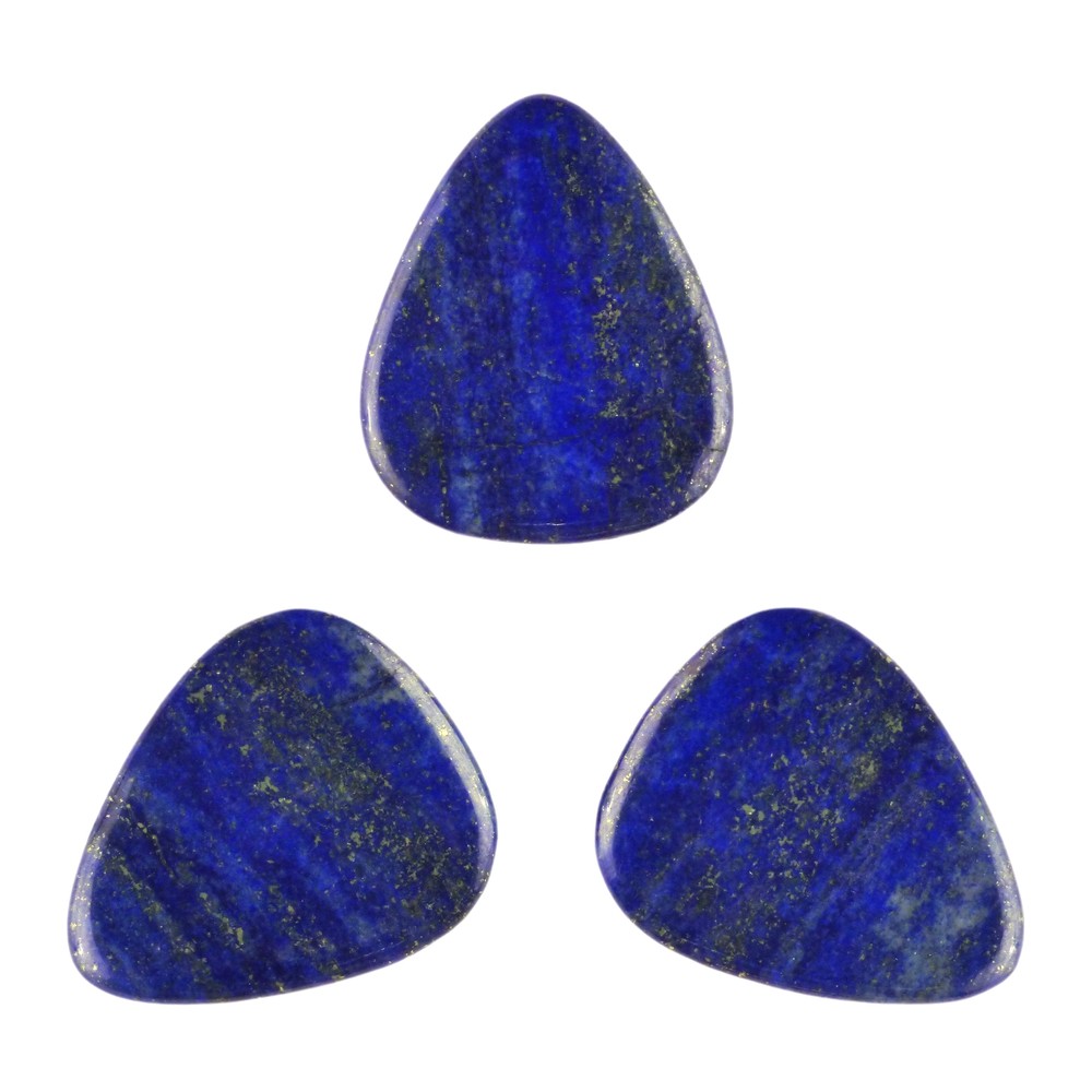 Lapis Lazuli Stone Guitar Pick - 3.0 mm - 351 Shape - Handmade Exotic Plectrum