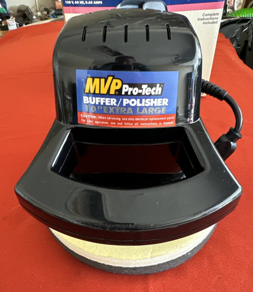 Buffer Polisher MVP ProTech 10" Extra Large Model I-4500 120 V Waxing Tool