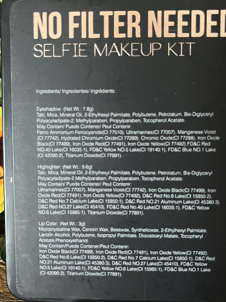 Profusion No Filter Needed Selfie Makeup Kit ~ Black Case ~ New
