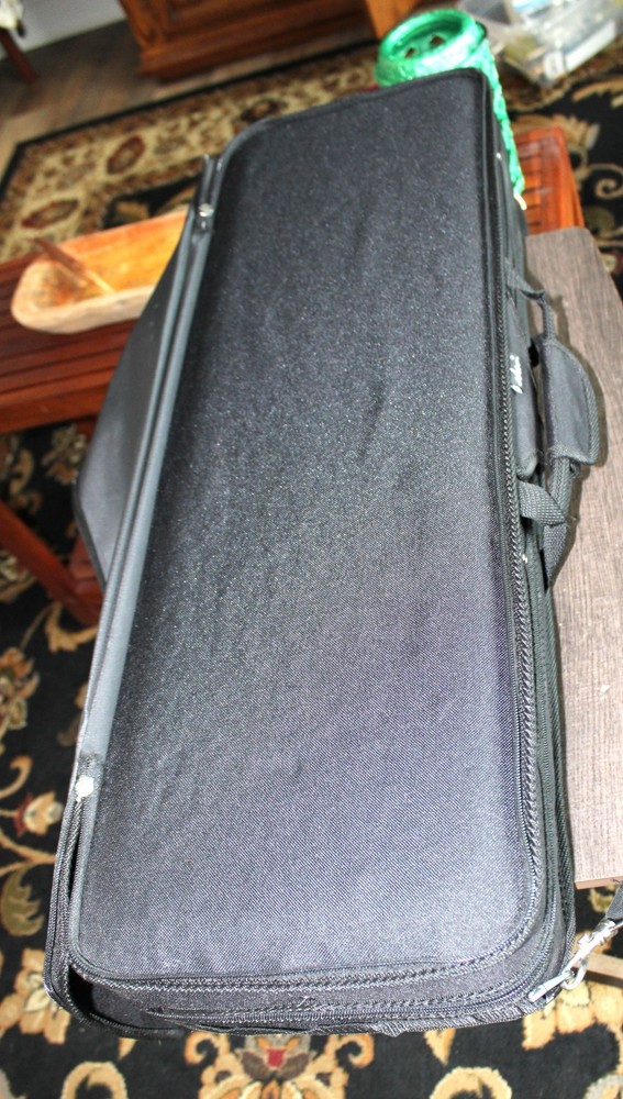 ADM full size 4/4 Violin Case Rectangular Music sheet compartment, silk bag