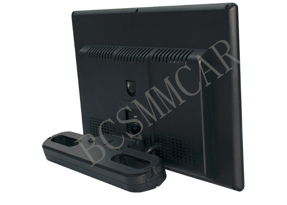 2x Car Headrest Monitor Rear Seat Entertainment TV Video Player IPS Touch Screen