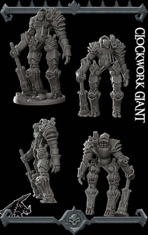 Clockwork Giant - Rocket Pig Games Wargaming DnD D&D