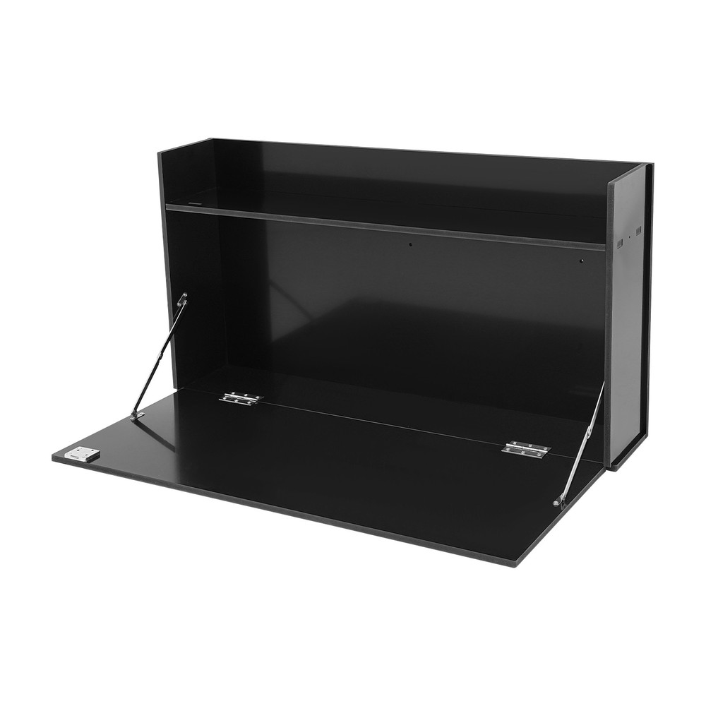 Wall Mounted Desk Cabinet Multifunctional Floating Desk Foldable Table Cabinet