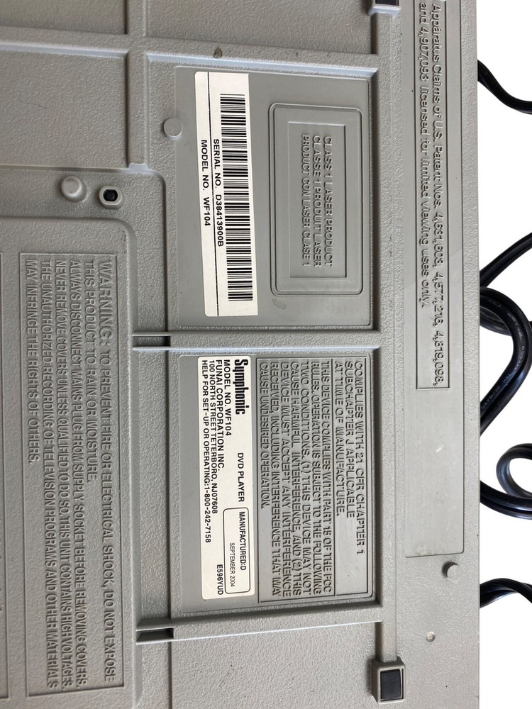 Symphonic DVD/CD Player With Dolby Digital