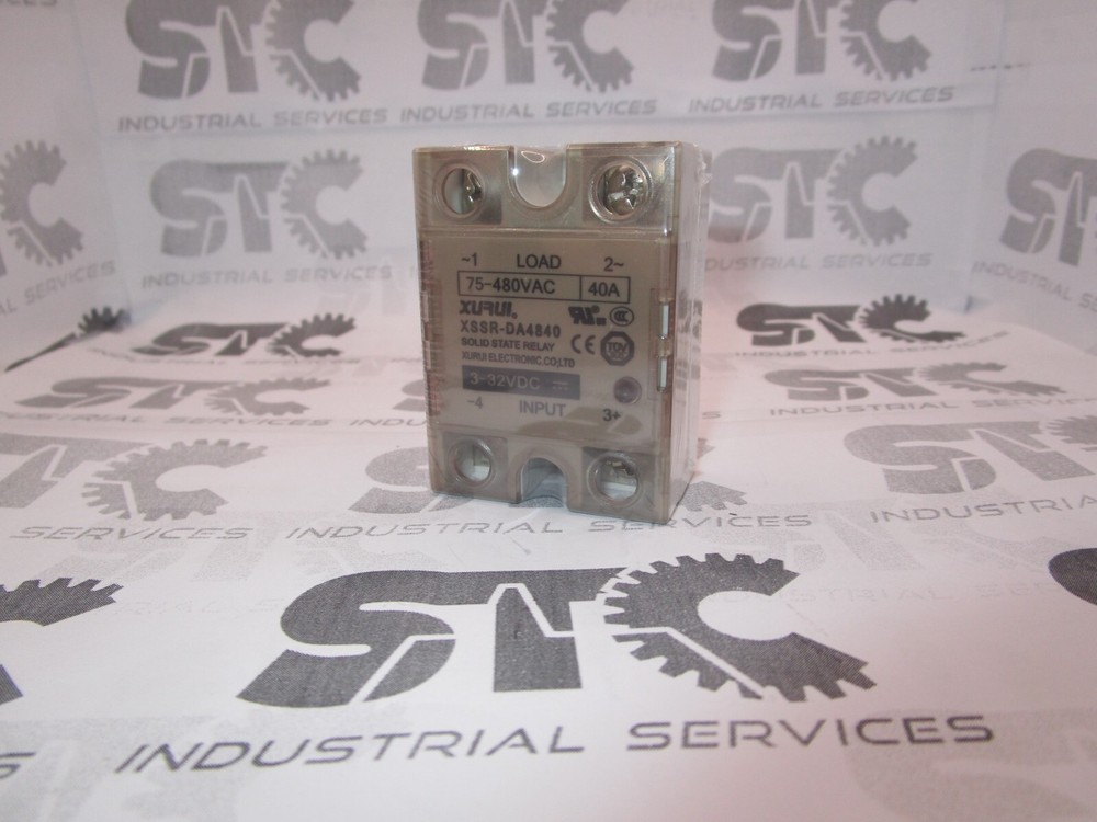 XSSR-DA4840 Solid State Relay 40A Load 75-480 VAC / Control 3-32 VDC