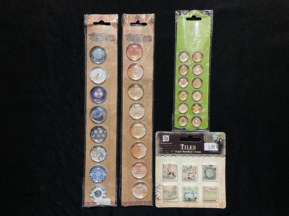 PRIMA PEBBLES AND TILES - ASSORTED