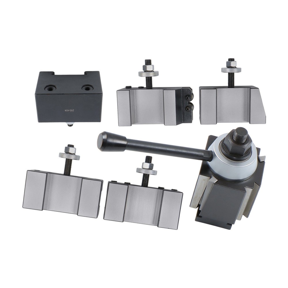 LABLT 6Pcs Wedge Type CA 250-444 Quick Change Tool Post Set for 14" - 20" Swing