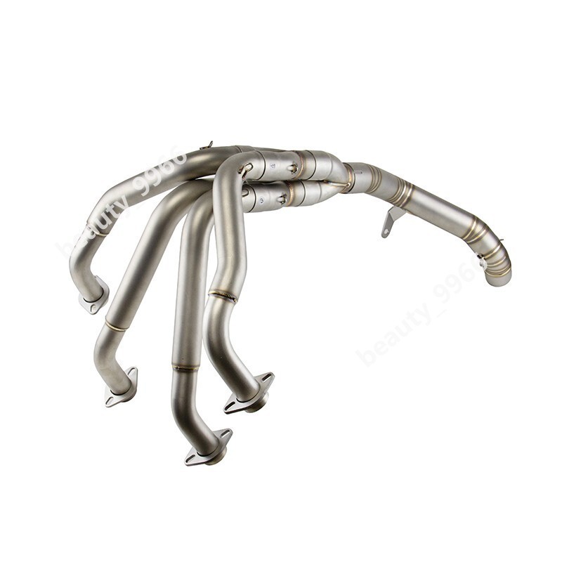 For Kawasaki Z900 2017-2025 Full Exhaust System Front Header Mid Pipe Slip On