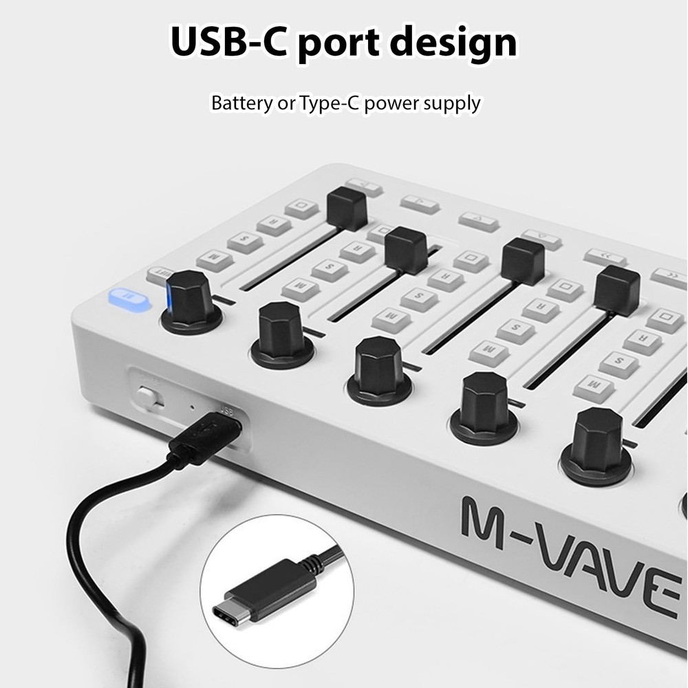 MIDI Controlle Midi Mixer Midi Foot Controller USB MIDI Controller Mixer with...