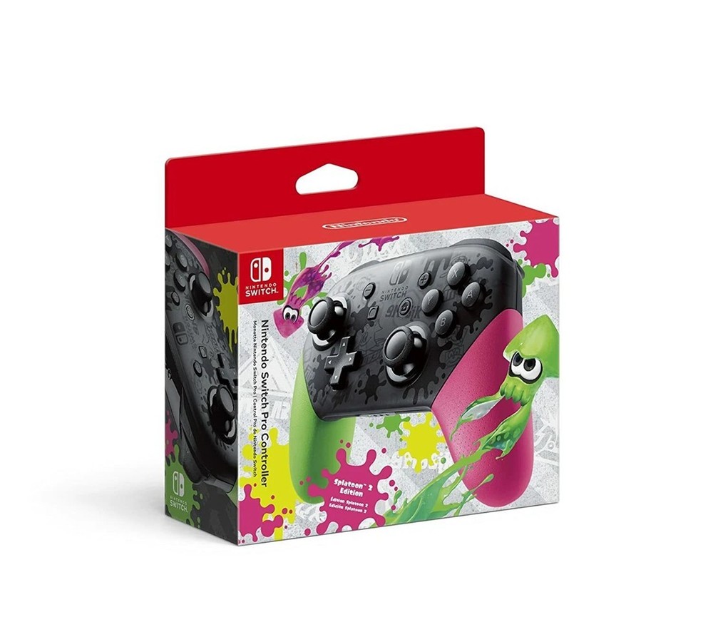 GENUINE Nintendo Switch Pro Controller Wireless -Splatoon 2 -BRAND NEW -UNOPENED