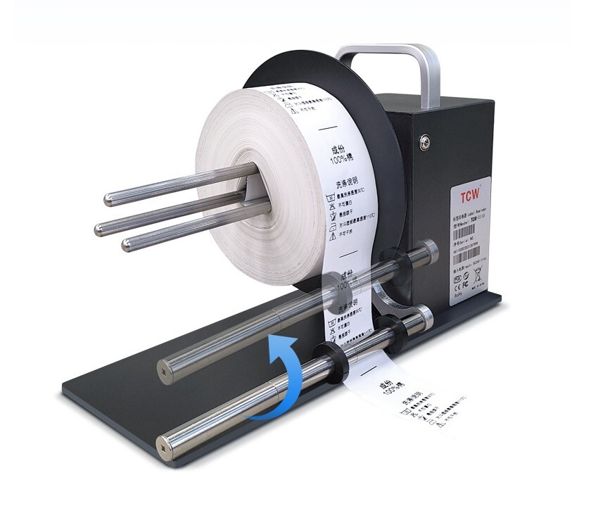 TCW-X110 Automatic Label Rewinding Machine Bar Code Label Rewinder Two-way Label