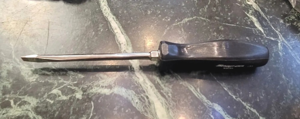 SDD6A Snap-on Tools NEW BLACK Hard Plastic Handle 5/16" Flat Head Screwdriver