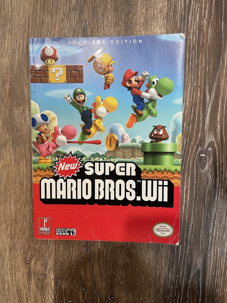 Super Mario Wii Prims Official Game Guide.